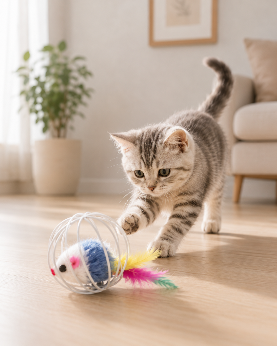Juguete Interactivo de Caza para Gatos Curiosos