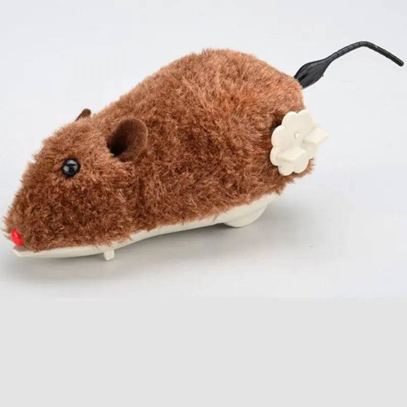 Ratón de Peluche Realista con Cuerda