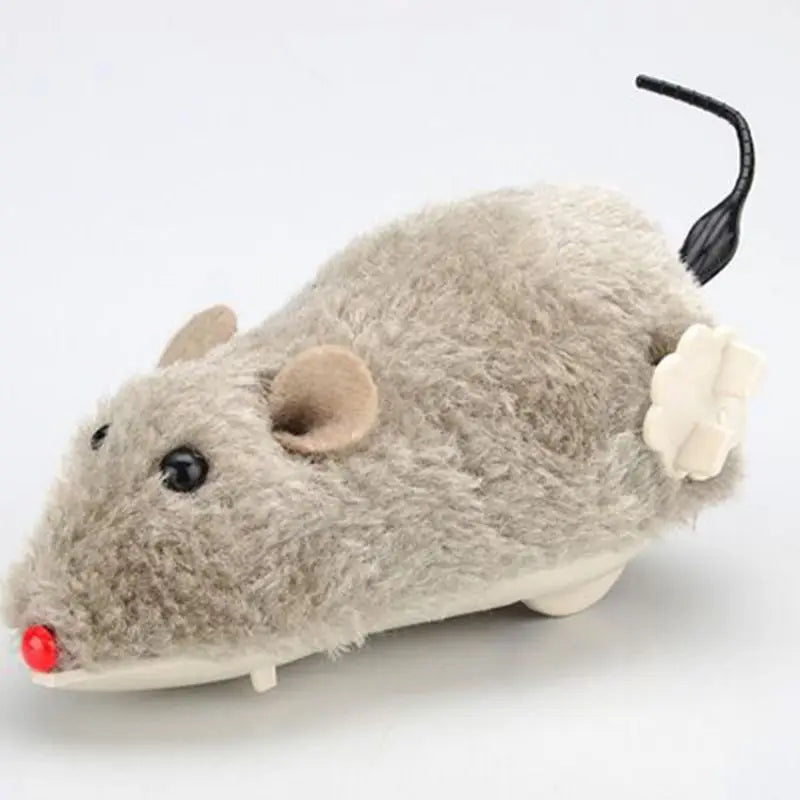 Ratón de Peluche Realista con Cuerda