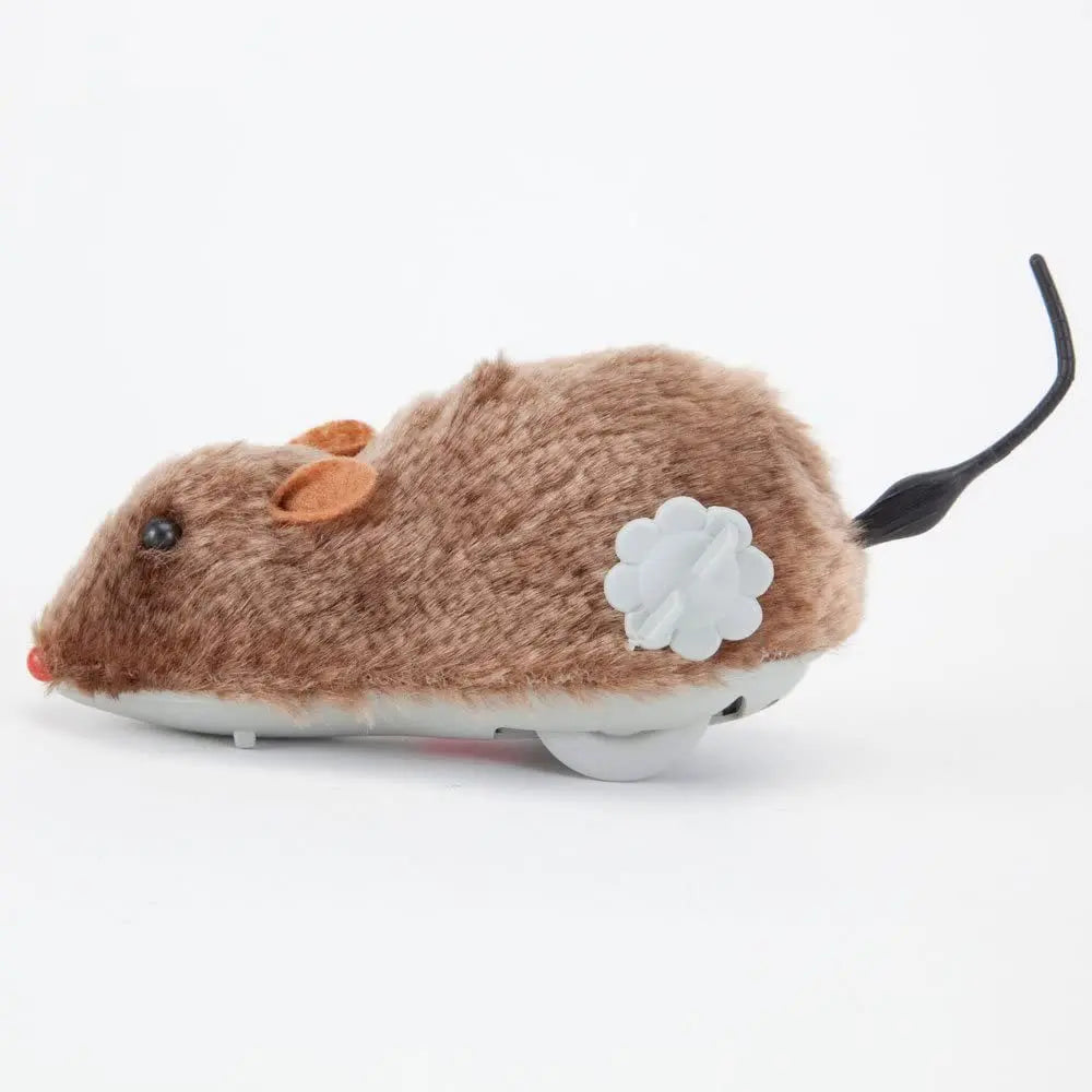 Ratón de Peluche Realista con Cuerda